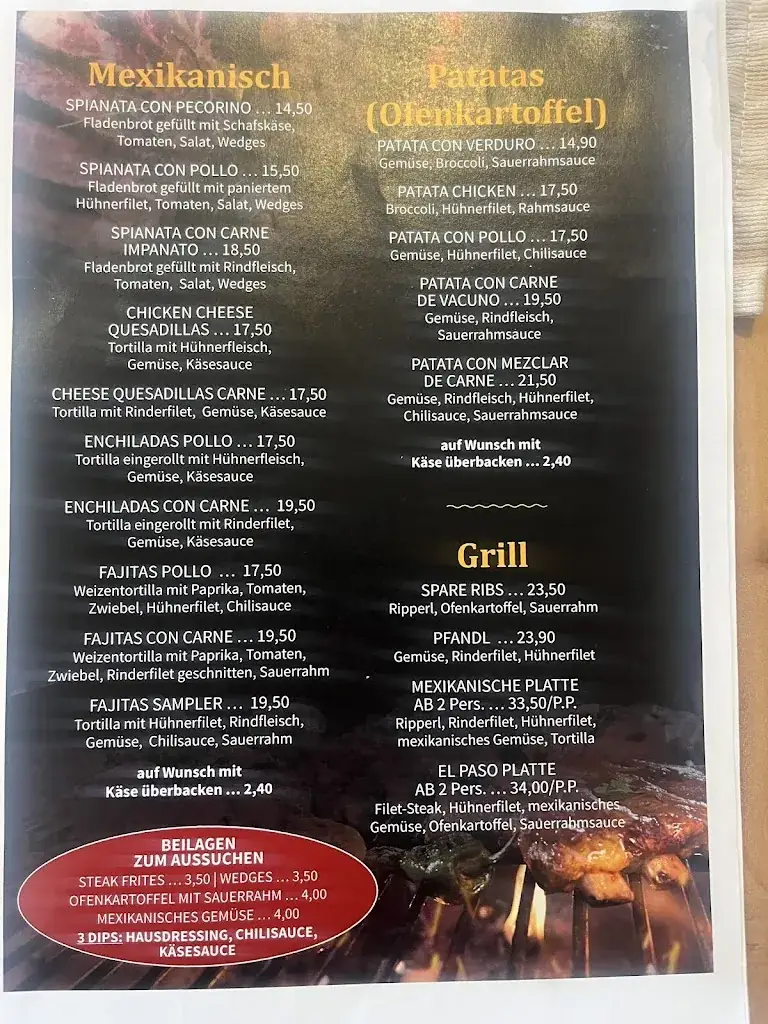 Menu_El Paso - mexikanisches Restaurant - Pizzeria_Liezen_immagine_3