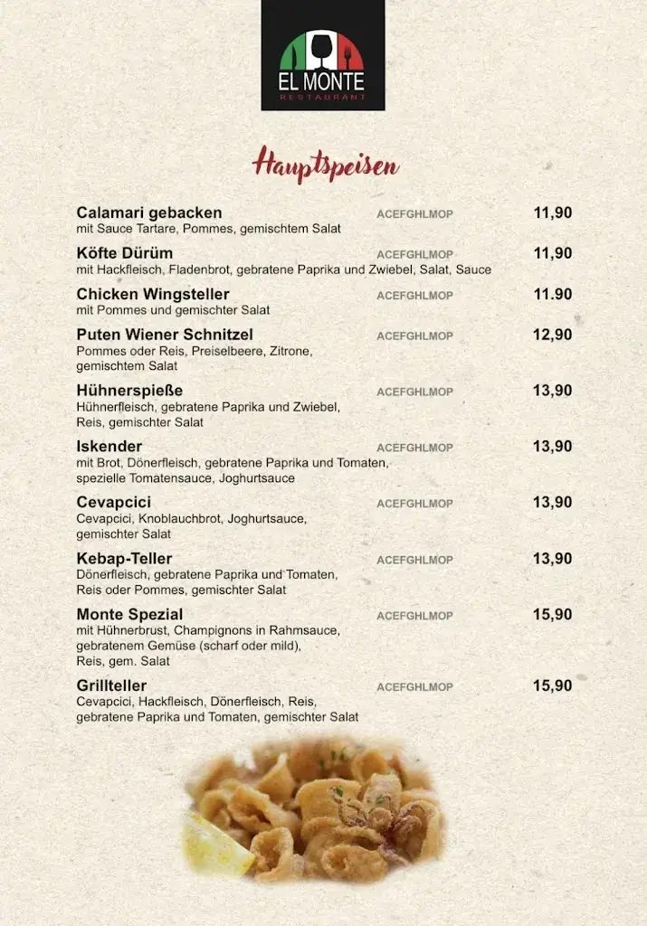 Menu_Restaurant El Monte_Liezen_image_4