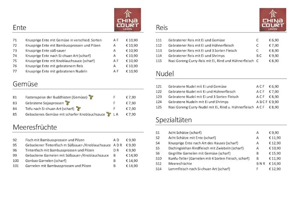 Menu_China Court - China Restaurant_Liezen_immagine_1
