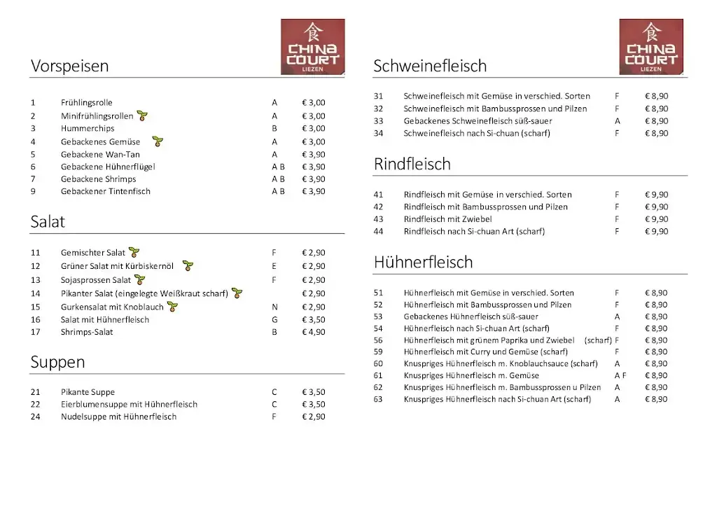 Menu_China Court - China Restaurant_Liezen_immagine_2