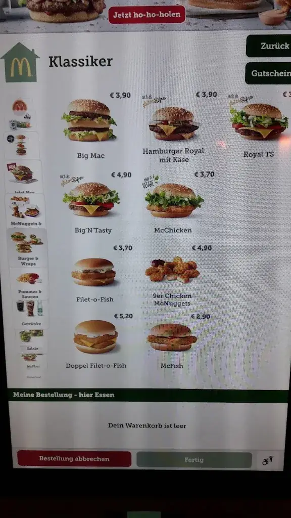Menu_McDonald’s Liezen_Liezen_immagine_2
