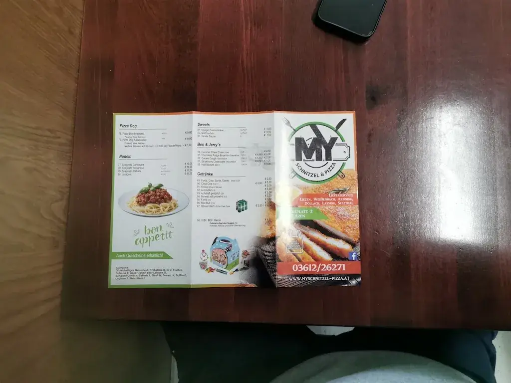 Menu_My Schnitzel & Pizza_Liezen_image_1