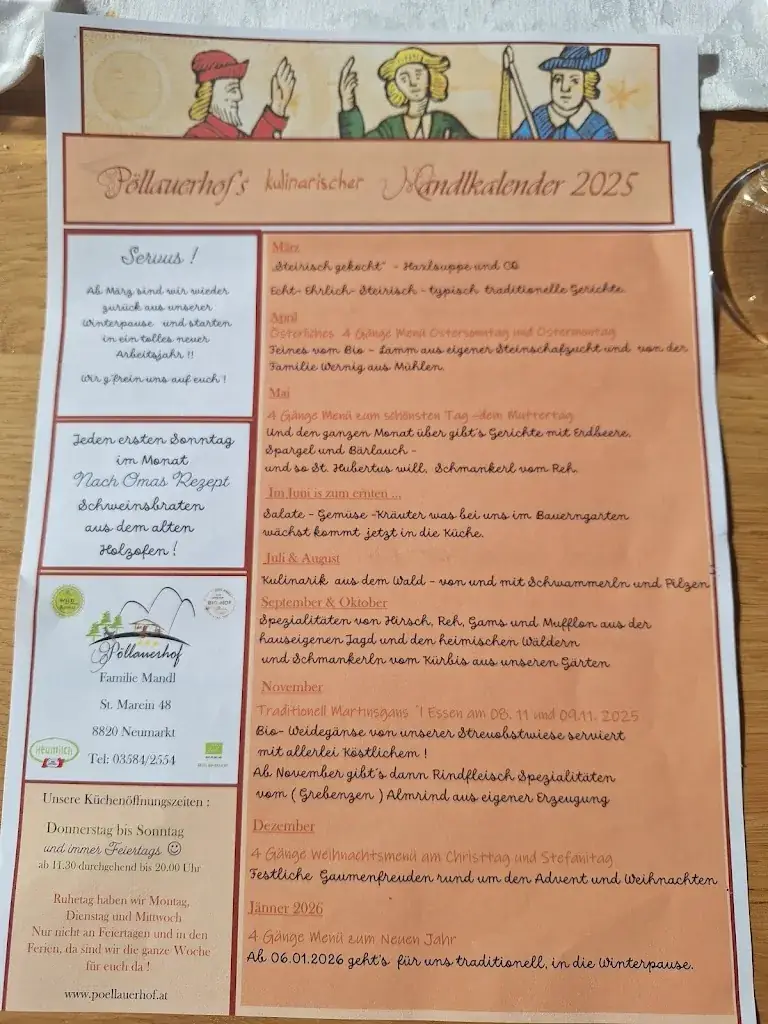 Menu_Landgasthof Pöllauerhof_Neumarkt in Steiermark_image_2