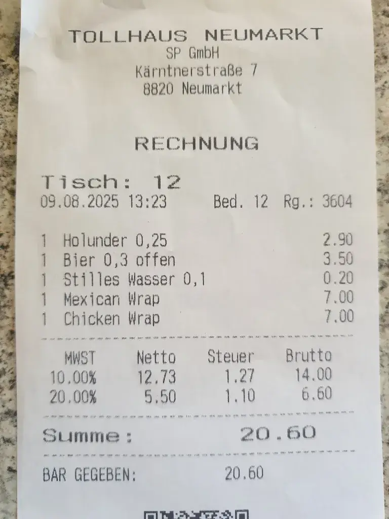 Monika Steingruber_Tollhaus Neumarkt/ Bistro_Neumarkt in Steiermark_reseña