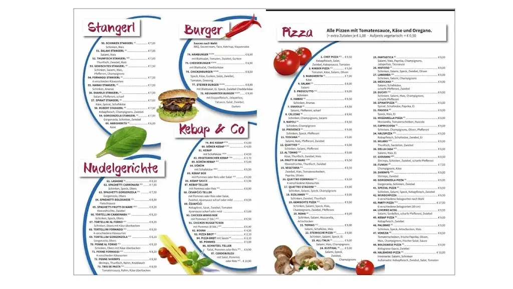 Menu_Pizzeria Roberts_Neumarkt in Steiermark_immagine_3