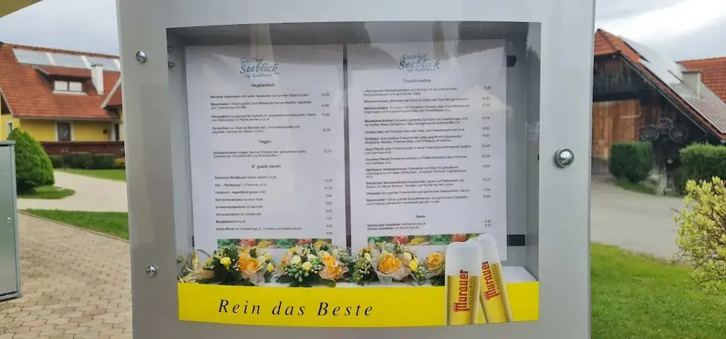 Menu_Gasthof Seeblick (Zimmer & Ferienwohnungen) Speisen - Reiterbauernhof, Märchenrätselwald_Neumarkt in Steiermark_immagine_1