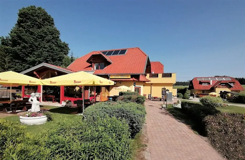 Gasthof Seeblick (Zimmer & Ferienwohnungen) Speisen - Reiterbauernhof, Märchenrätselwald ristorante a Neumarkt in Steiermark