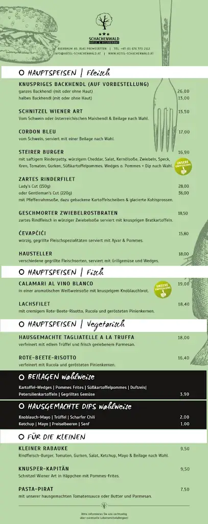 Menu_Restaurant Schachenwald_Oberpremstätten_image_4
