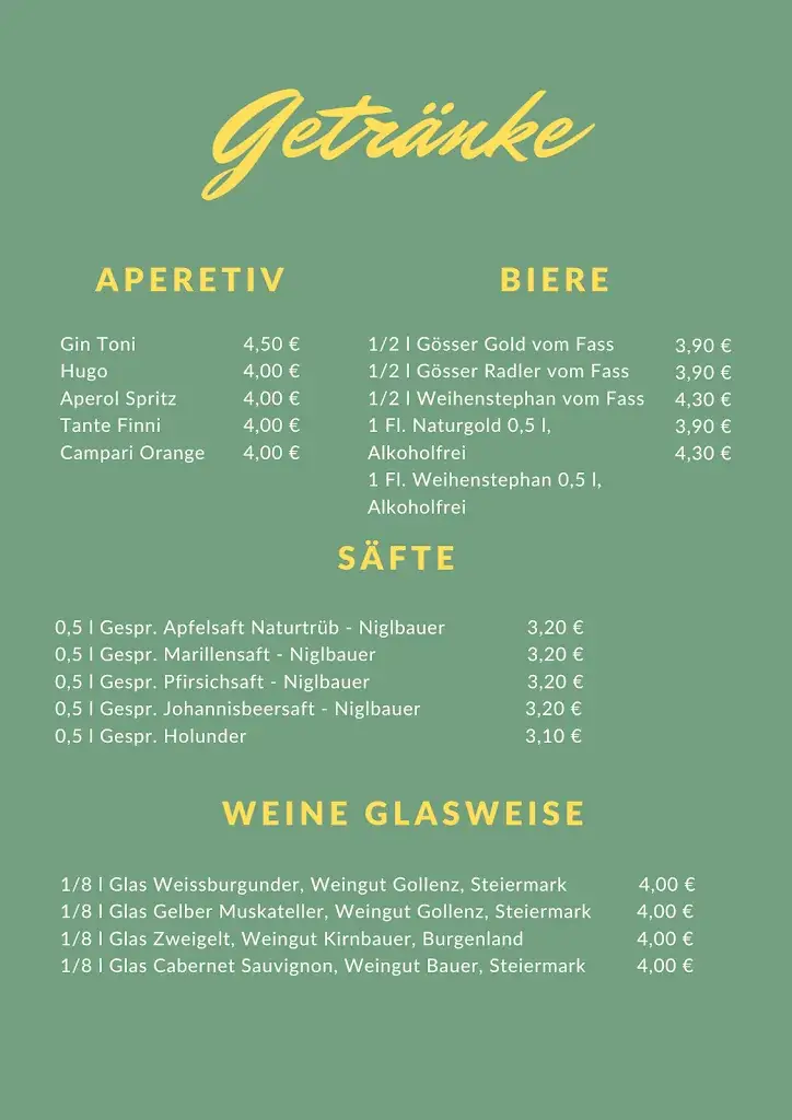 Menu_Oberer Bräuer - zum Wohle - Ferien Chalets - Restaurant_Oberwölz Stadt_image_1