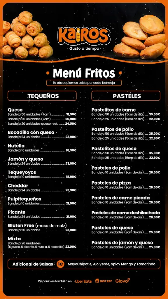 Menu_Tequeños Kairos_Pack_immagine_1