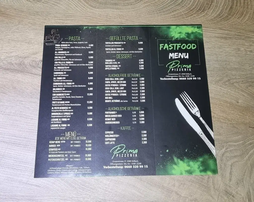 Menu_Prima Pizzeria_Pichling bei Köflach_immagine_4