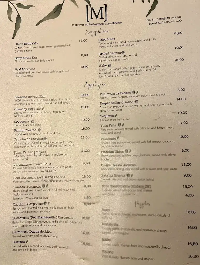 Menu_Murillo Café - Restaurante_Pischelsdorf in der Steiermark_image_2