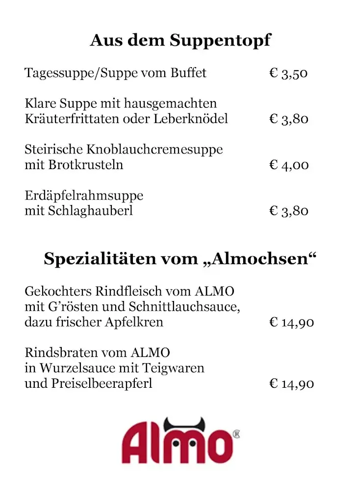 Menu_Gasthof Restaurant Hubmann_Pöllauberg_image_3