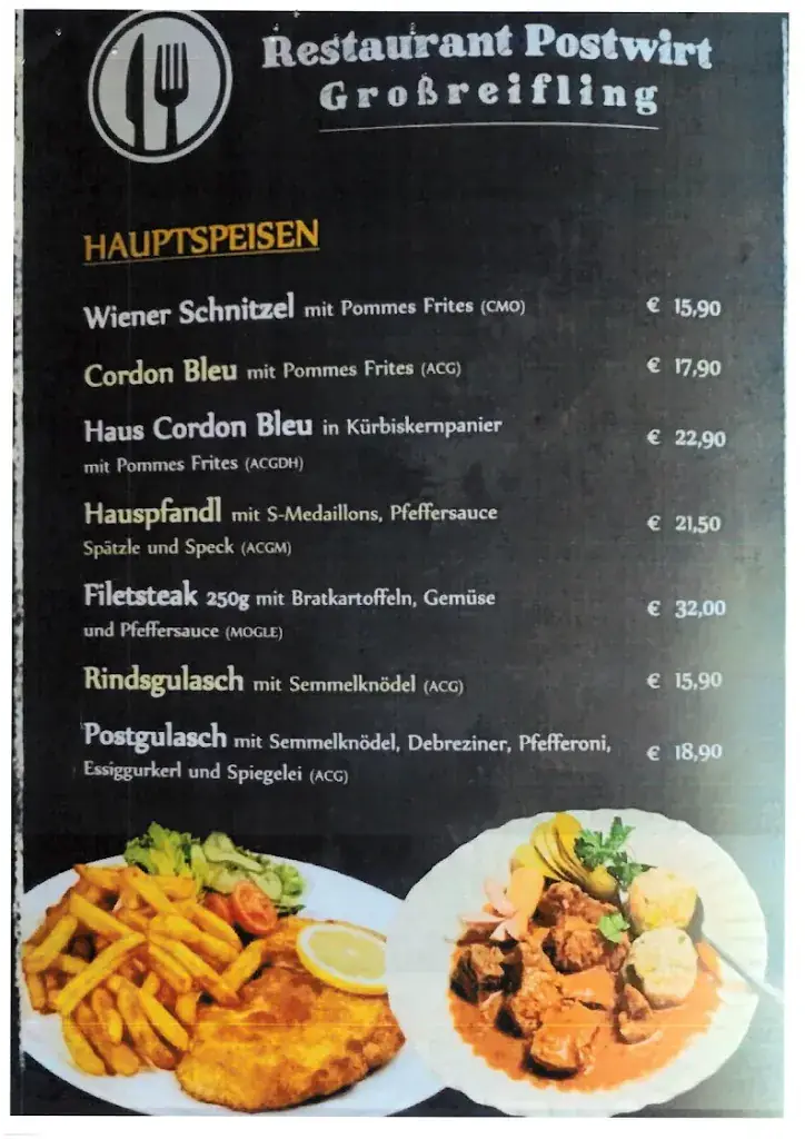 Menu_Postwirt Großreifling_Reifling_immagine_3