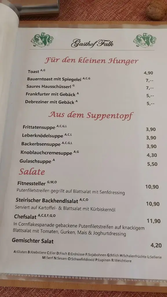 Menu_Gasthof Falk_Rohrbach an der Lafnitz_image_1