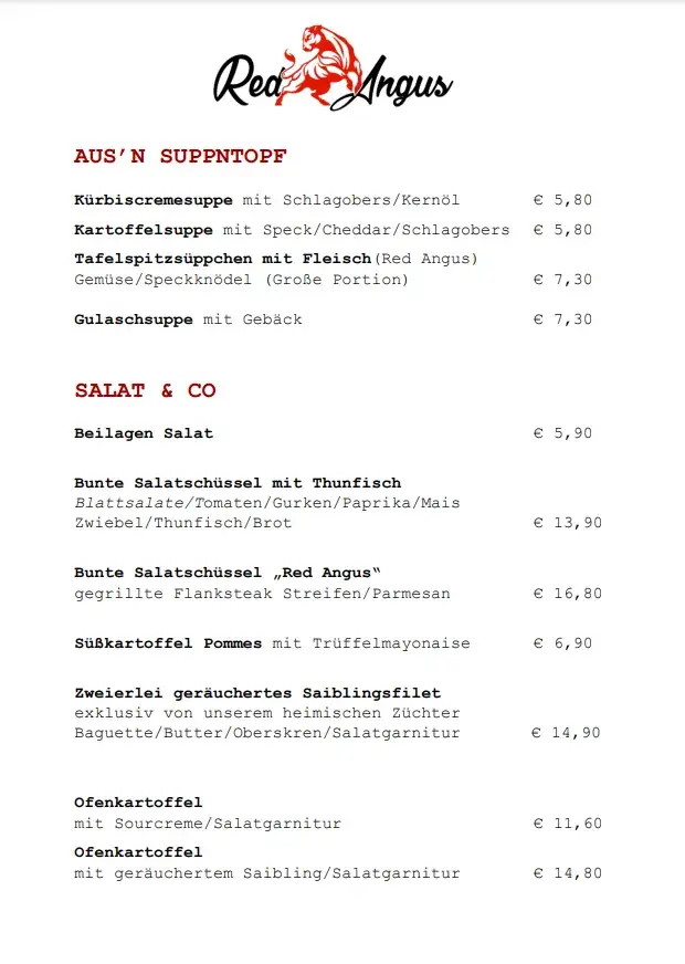 Menu_Red Angus Restaurant_Ramsau am Dachstein_immagine_2