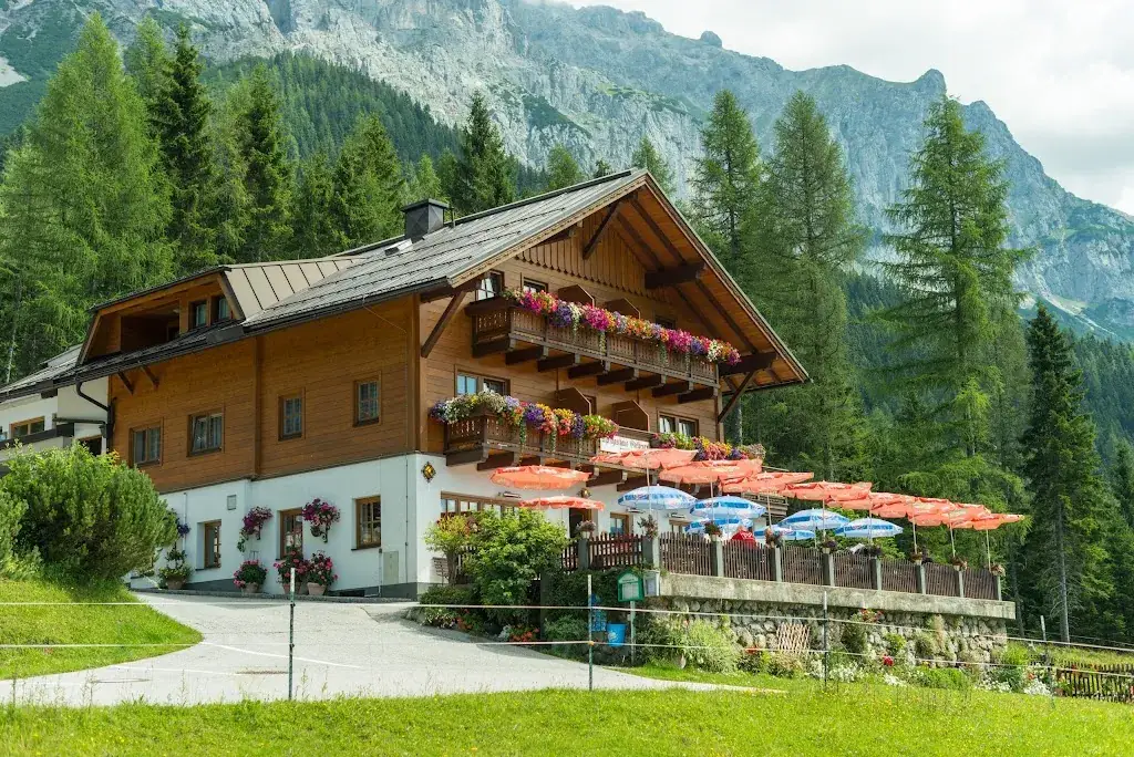 Alpengasthaus Edelbrunn restaurante en Ramsau am Dachstein