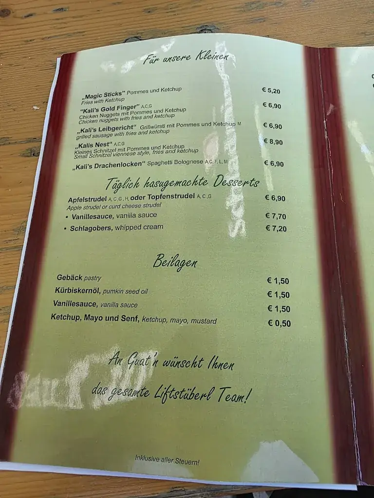 Menu_Waldcafé Lifstüberl_Ramsau am Dachstein_immagine_1