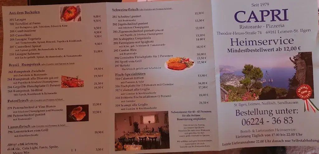 Menu_Restaurant Pizzeria Capri_Sankt Ilgen_image_2