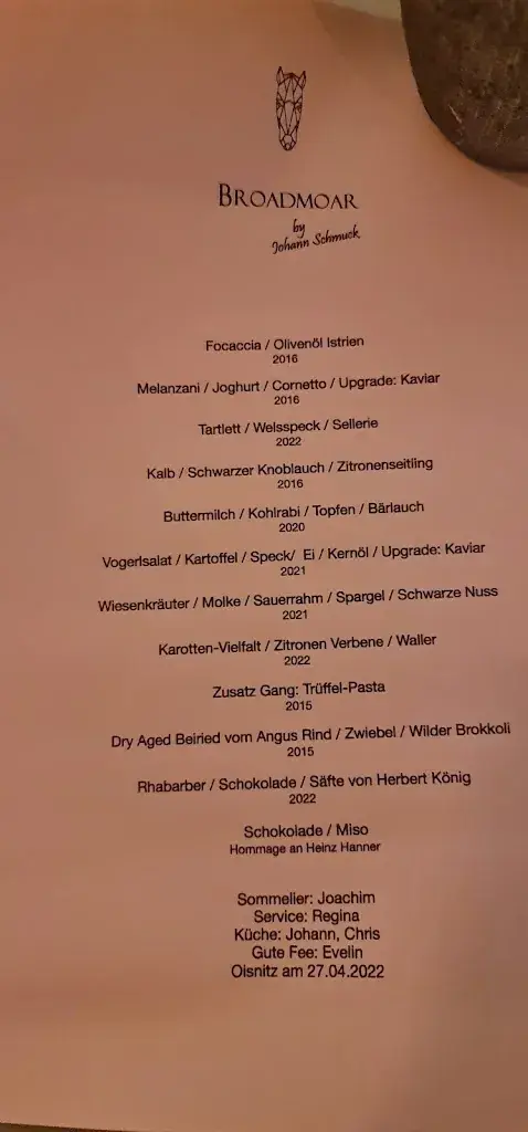 Menu_Restaurant Broadmoar_Sankt Josef (Weststeiermark)_immagine_2