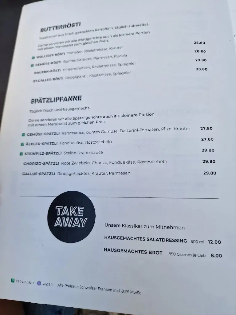 Menu_Restaurant Marktplatz_Sankt Gallen_immagine_2