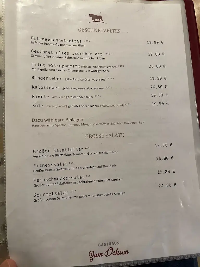 Menu_Gasthaus zum Ochsen_Rust_immagine_1