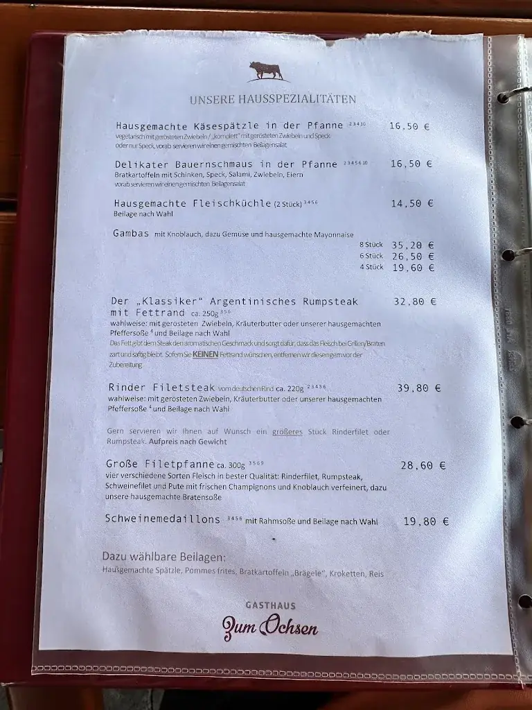 Menu_Gasthaus zum Ochsen_Rust_immagine_4