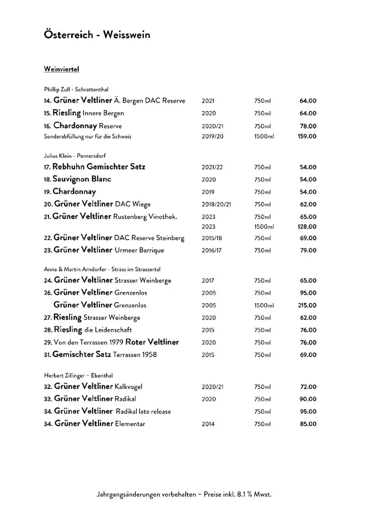 Menu_Zur alten Post_Sankt Gallen_immagine_1