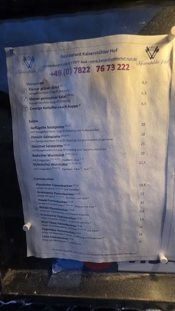 Menu_Kaiserstühler Hof Restaurant Rust_Rust_image_2