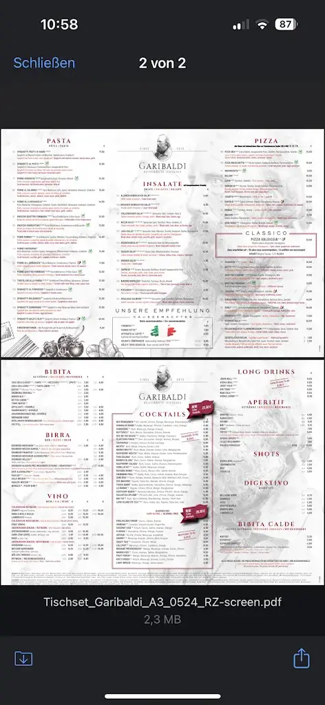 Menu_Pizzeria-Ristorante Garibaldi_Rust_image_2