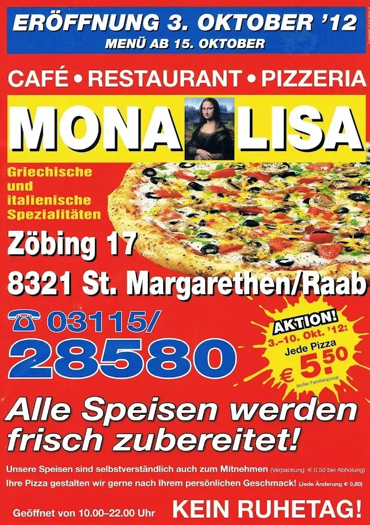 Menu_Pizzeria Monalisa_Sankt Margarethen an der Raab_immagine_2