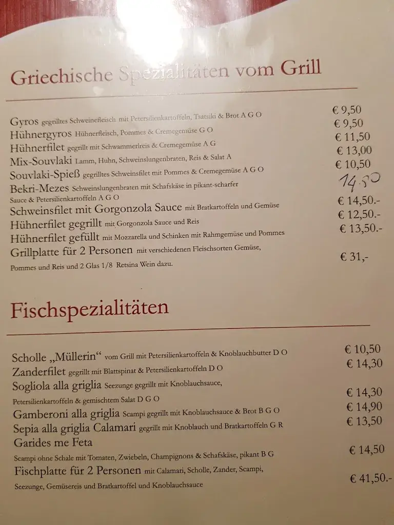 Menü_Restaurant Pizzeria Mediterran_Sankt Stefan ob Stainz_Bild_1