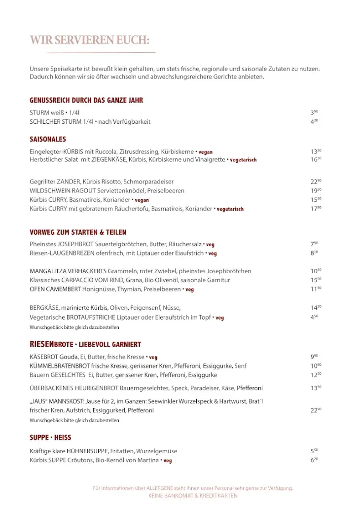 Menu_Oleander Romantik-Heuriger & Zimmer_Trausdorf an der Wulka_immagine_3