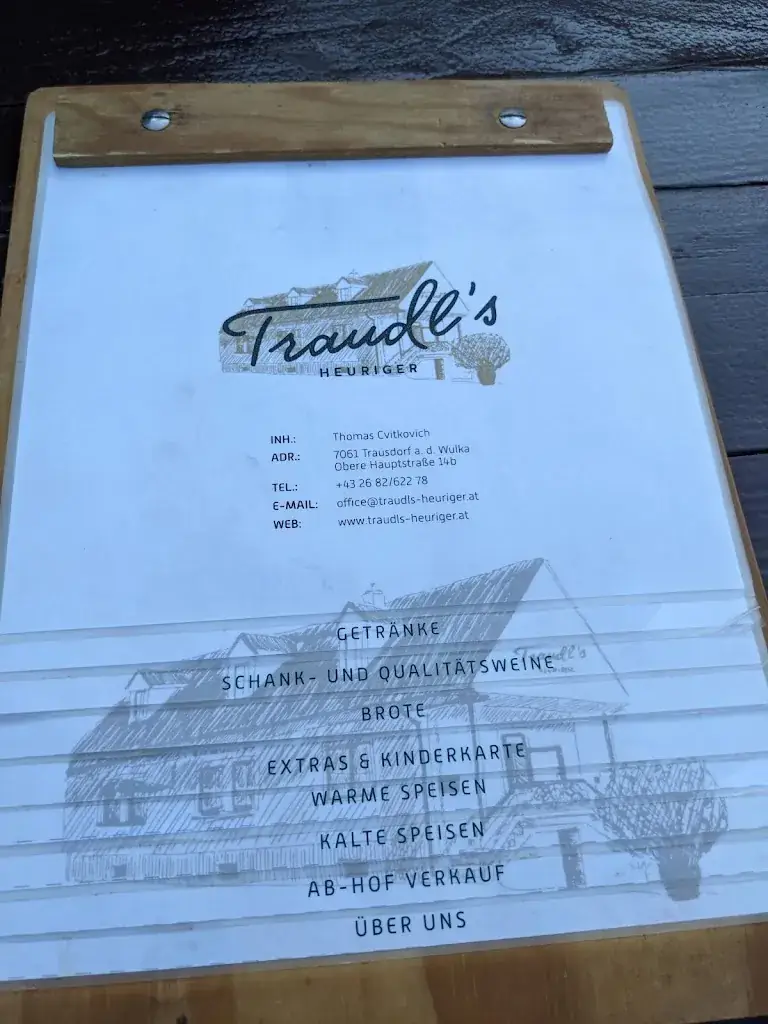 Menu_Traudl's Heuriger_Trausdorf an der Wulka_immagine_1
