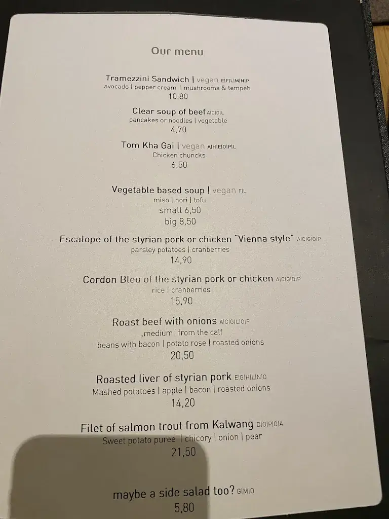 Menu_brunners Gasthaus_Schladming_immagine_1