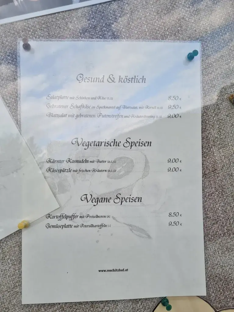 Menu_Gasthof Roschitzhof_Soboth_image_1