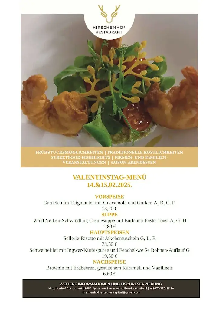 Menu_Hirschenhof Restaurant_Spital am Semmering_image_3