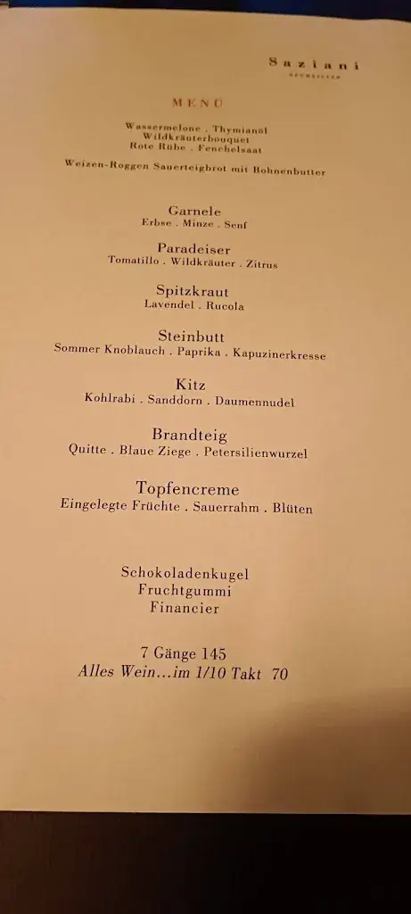 Menu_Saziani Restaurant & Hotel_Straden_image_1