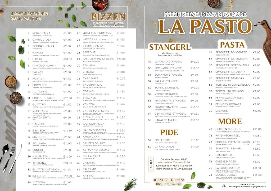 Menu_La Pasto - Kebab, Pizza & (A)more_Teufenbach_image_2