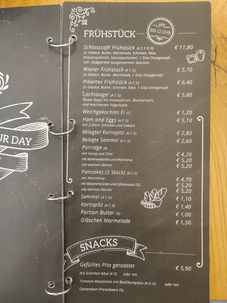 Menu_Schlosscafé Teufenbach_Teufenbach_immagine_3