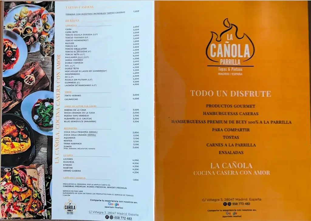 Menu_La Cañola Parrilla Tapas & Pintxos_Stein_image_4