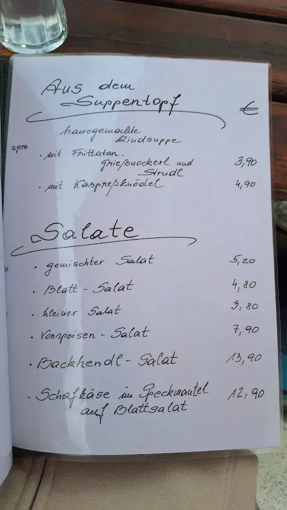 Menu_Wirtshaus am See, Billiani_Traboch_image_1