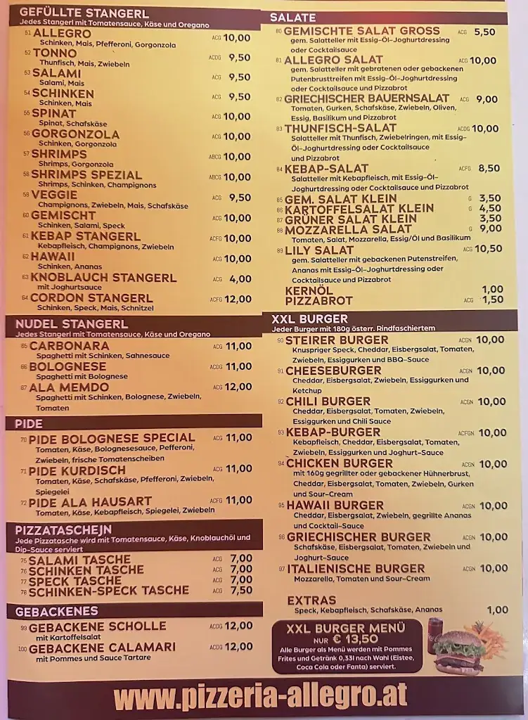 Menu_Pizzeria Allegro_Trofaiach_image_3