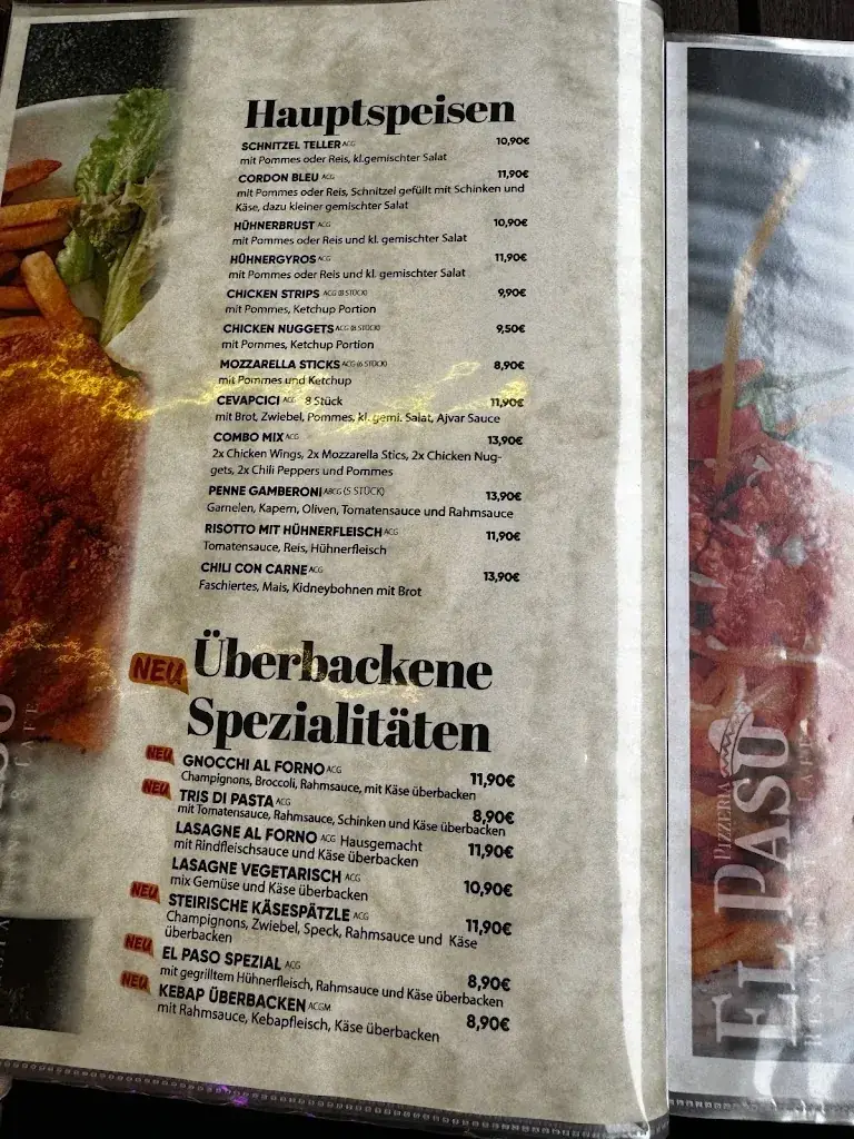 Menu_Restaurant Pizzeria Arena Werndorf_Werndorf_immagine_3