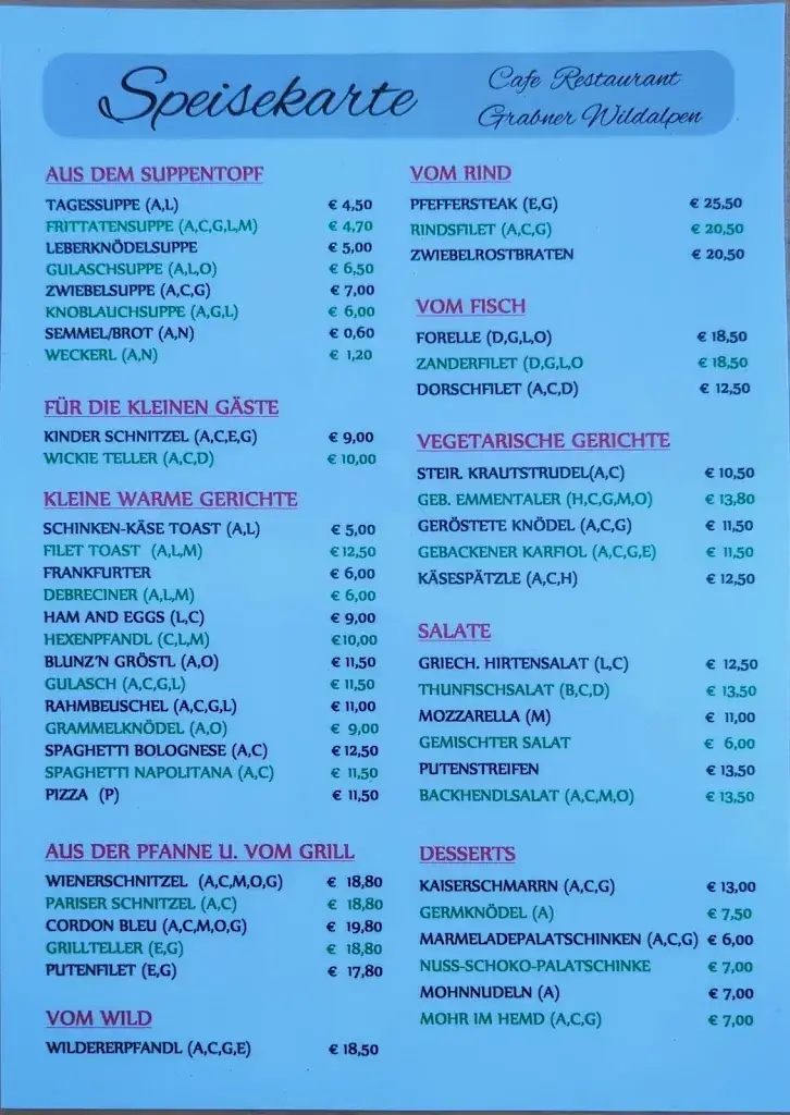 Menu_Restaurant-Café Grabner_Wildalpen_image_1