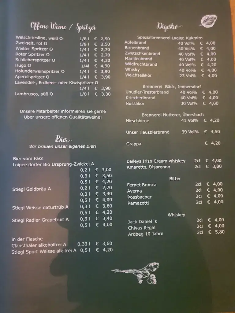 Menu_Restaurant Zum Horst_Weichselbaum_image_3