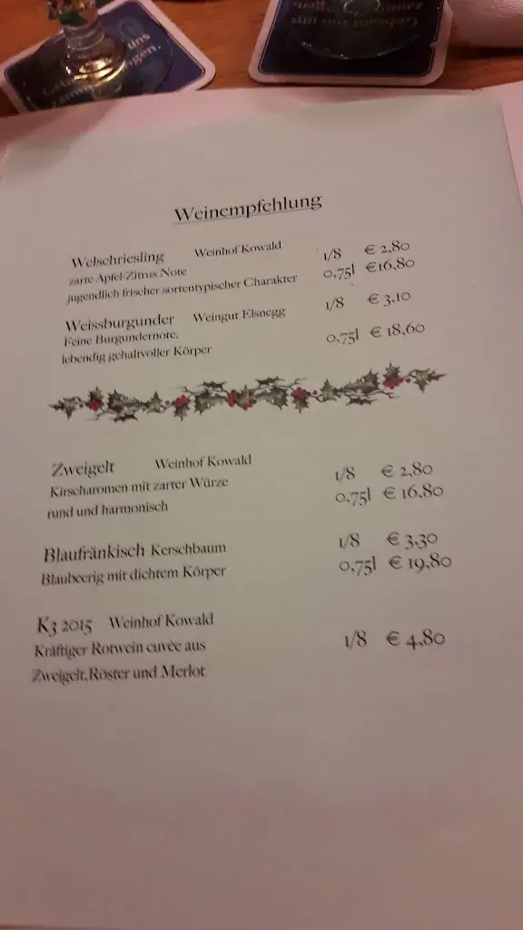 Menu_Gasthaus Jandl_Weichselbaum_immagine_2