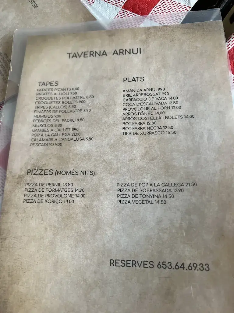 Menü_Taverna Arnui_Ainet_Bild_3