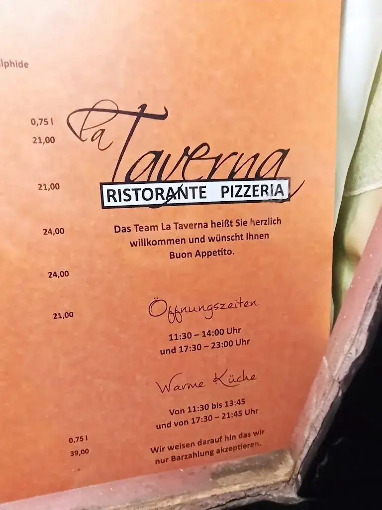 Menu_La Taverna, Absam_Absam_image_1