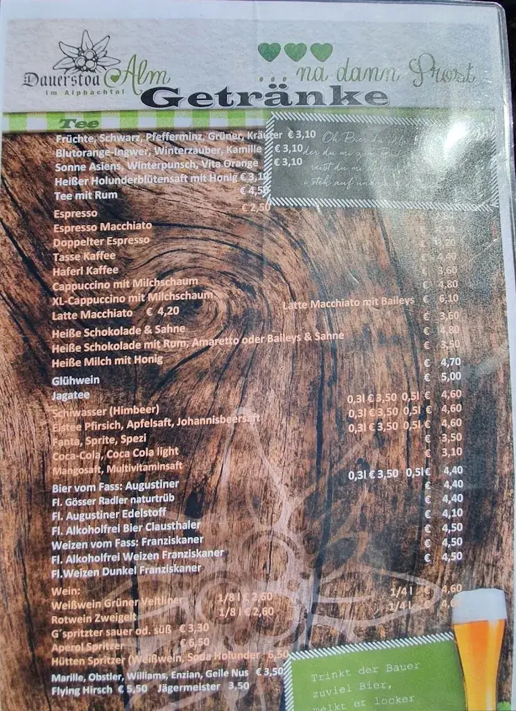 Menu_Dauerstoa Alm_Alpbach_imagen_1